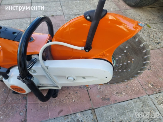 Stihl TS 420 - ръчен бензинов фугорез ф300/ф350, снимка 3 - Ъглошлайфи - 54172793