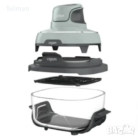 Фритюрник с горещ въздух Ninja Crispi 4 в 1 Air Fryer, снимка 2 - Фритюрници - 53910615