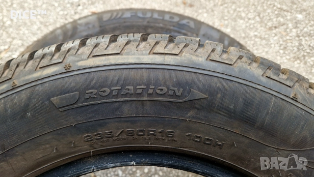 DOT 2024, 235/60/16 зимни гуми Fulda Kristall Control HP2. 8мм, снимка 9 - Гуми и джанти - 52560250