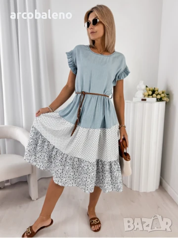 Дамска рокля DARRIBIA, 2цвята , снимка 6 - Рокли - 50843193