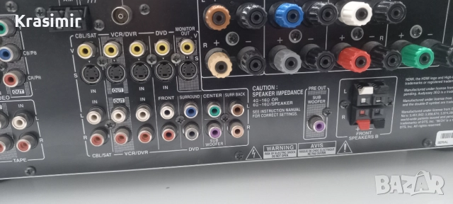 Onkyo TX-SR505E AV ресивър 7.1 – 7x130W RMS + дистанционно, снимка 5 - Ресийвъри, усилватели, смесителни пултове - 51801296