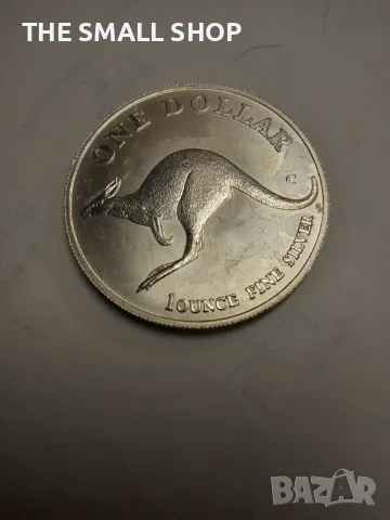 1 долар 1998 Кенгуру 1 oz сребро 999