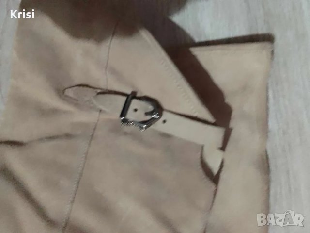 Дамски чизми естествен велур, снимка 5 - Дамски ботуши - 47552774