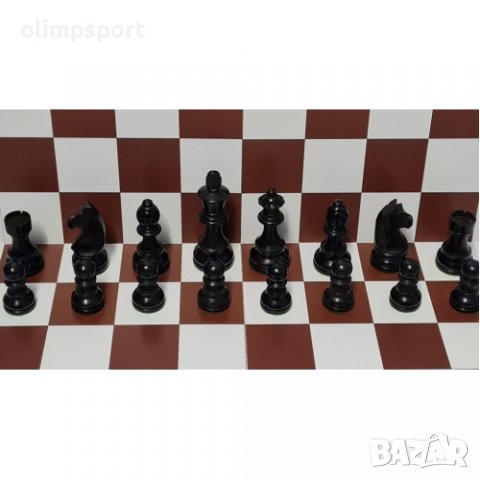 Шах фигури Staunton 6 дизайн тип Абанос  Изработени от чемшир - бели и черни