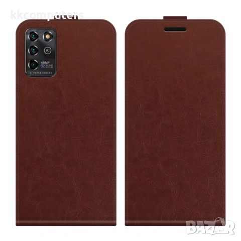 ZTE Blade V30 Vita Flip3 Кожен Калъф и Скрийн Протектор, снимка 3 - Калъфи, кейсове - 53042089