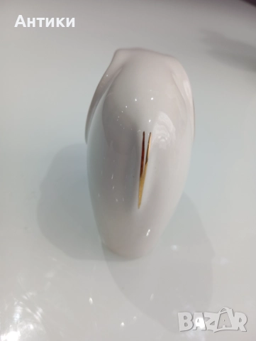 Стар порцеланов слон, снимка 10 - Статуетки - 52661380