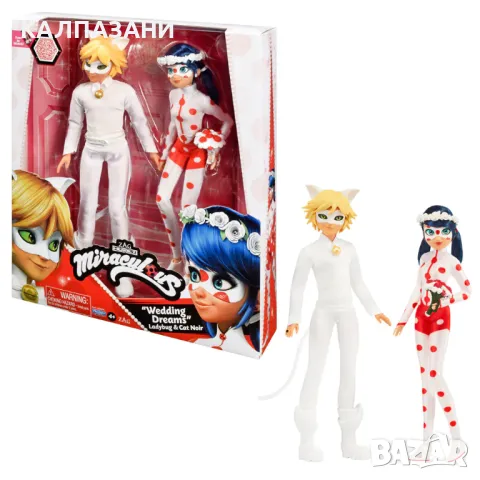 MIRACULOUS Калинката и Котарака Сватбеният сън на Калинката 50374, снимка 2 - Кукли - 47759166