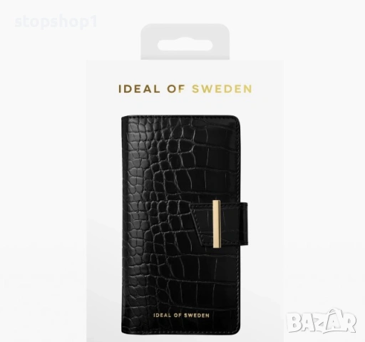 Ideal of Sweden Iphone 13 pro jet black Croco кейс калъф , снимка 2 - Калъфи, кейсове - 54193508