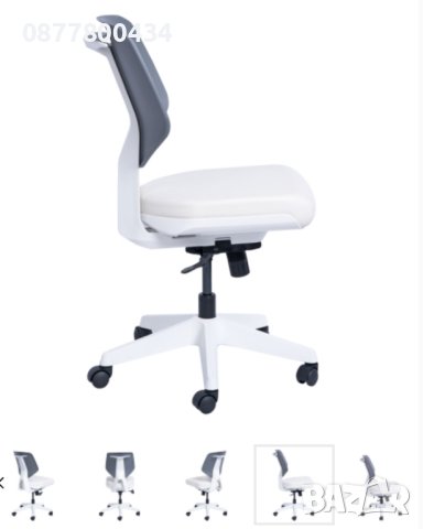 Луксозен стол за зъболекари,за лаборатория,за каса в магазини-мека дебела седалка с еко кожа и ринг , снимка 2 - Лаборатория - 44172846