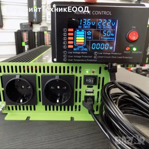 Инвертори Suyeego 2000W пълна синусоида 12 или 24V с дистанционно управление