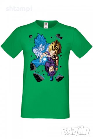 Мъжка тениска Dragon Ball Z Gohan X Goku,Анимация,игра,Празник,Повод,, снимка 5 - Тениски - 37906288