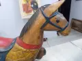 Голямо декоративно конче от МАСИВНО ДЪРВО (Ръчна дърворезба) – Vintage / Бохо акцент, снимка 4