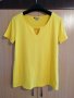 Дамска жълта блуза , снимка 1 - Тениски - 37326228