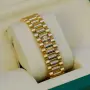 Rolex Day Date President Gold Champagne Diamond Bezel, снимка 6