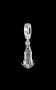 Сребърен висящ елемент Пандора,"Virgin Maria"/нов, снимка 1 - Колиета, медальони, синджири - 44435254