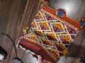старинна българска тъкана торба (овчарска/битова торба или дисаги за през рамо), снимка 13