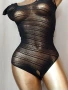 Черно еластично боди мрежа с отворено дъно , снимка 3
