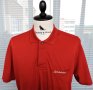 Schoffel Naxo Men`s Red Vintage Short Sleeve Collared Outdoor Polo Shirt Size L, снимка 2