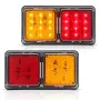 Комплект 2 задни LED светлини за ремарке, 12 V, 24 диода, снимка 2
