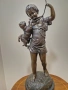 Уникална антикварна бронзова френска фигура статуетка скулптура , снимка 6