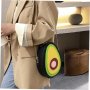 Малка чанта за през рамо Авокадо, с ципове и дръжка синджир, снимка 1 - Чанти - 44306104