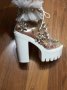 обувки камъчета дантела, снимка 1 - Дамски елегантни обувки - 42144170