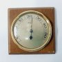 Стар кръгъл механичен термометър(12.3), снимка 1 - Антикварни и старинни предмети - 42675328