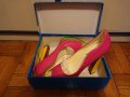 Дамски колоритни елегантни летни обувки, снимка 1 - Дамски елегантни обувки - 29693104