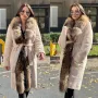 Дамско палто от естествен косъм лисица , снимка 12