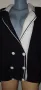 НОВА  ! ДАМСКА ЖИЛЕТКА  - ЧЕРНО И БЯЛО  - Размер  XL , снимка 1
