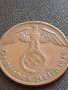 Две монети 1 райхспфенинг 1939г. / 1 райхспфенинг 1940г. Трети райх с СХВАСТИКА редки 37771, снимка 12