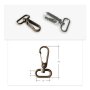 Метални карабинки за чанти - Въртяща се основа - 20мм, 25мм, 30мм, 4бр, снимка 3