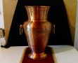 Медна ваза,кана,поставка 3 кг. , снимка 4