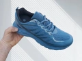 Дишащи олекотени мъжки маратонки в синьо, снимка 3