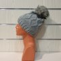 Нова зимна светлосива дамска шапка СилвърСтар с подплата плюш, снимка 11