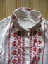 Винтидж риза за носия, ръчна бродерия, фолк арт, снимка 3