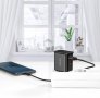 Amoner 25W 2-портово aдаптивно бързо зарядно устройство, с кабел USB C, снимка 4
