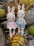 Детски плетени играчки, играчка зайче, подарък за дете, ръчно правена играчка, снимка 2