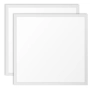 LED панел за вграждане , 2 бр., 48W, 6500K, Квадрат, Бял, снимка 1