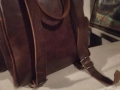 Винтидж раница от естествена 100%телешка кожа в кафяво, снимка 7