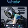 Комплект 2 бр. интеркоми за каска Bluetooth 6.0, сдвояване помежду им, CVC + DSP шумопотискане, LED , снимка 11
