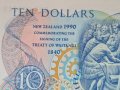 NEW ZEALAND 🇳🇿  $ 10 DOLLARS 1990 Юбилейна , снимка 3