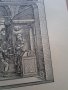 Литография Албрехт Дюрер в рамки с воден знак, снимка 3