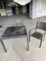 МасаPVC ратан 90x90x75см с 4 стола , снимка 1