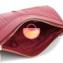 ПРОМО 🍊 LIU JO 🍊 Оригинална малка кожена чанта за през рамо RED “N” CAPS 23х16х4 см нова с етикети