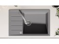 Кухненска Мивка от Гранит Копенхаген 780 x 500 Smart XXL - сив, снимка 5