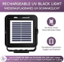 UV LED 100W акумулаторен прожектор, снимка 2