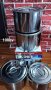 Големи Алпака тенджери Тенджери от неръждаема стомана, 4 броя, снимка 1 - Съдове за готвене - 44202343