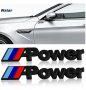 Метална емблема M power Motorsport БМВ лого автомобил стикер заден багажник значка за калник BMW E46, снимка 6
