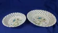 Две чинии за сухи мезета, рязан порцелан, снимка 4